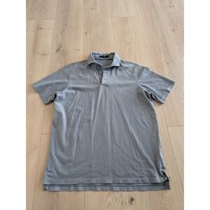 Greyson Polo Shirt Men Small Gray Preppy Golf